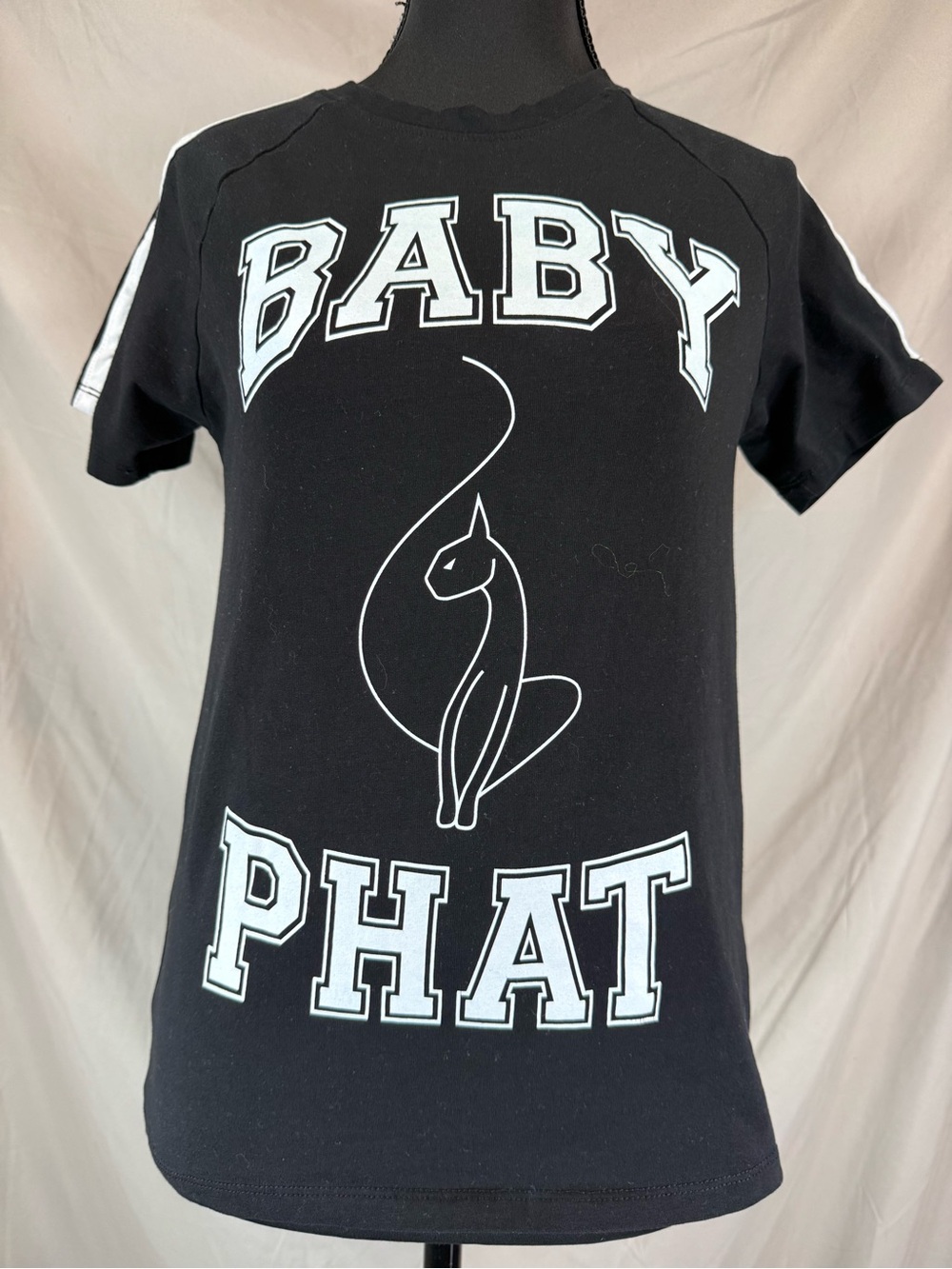 Baby Phat Black Graphic T-Shirt - Medium - Picture 1 of 4